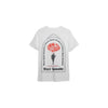 Seven Seals White T-Shirt with Knight and Red Flowers, Back