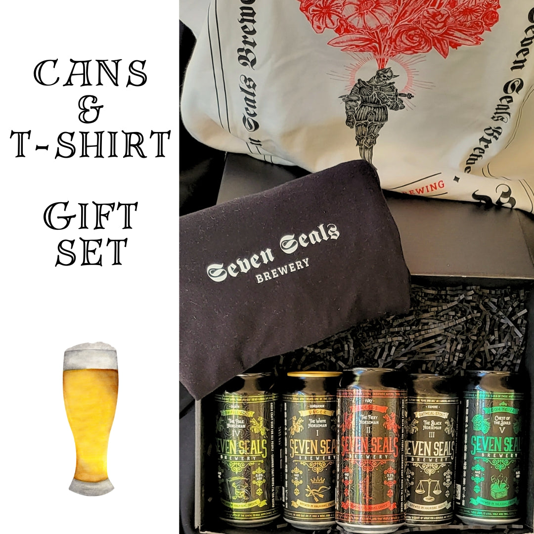 5 x 440ml Can Gift Set with T-Shirt