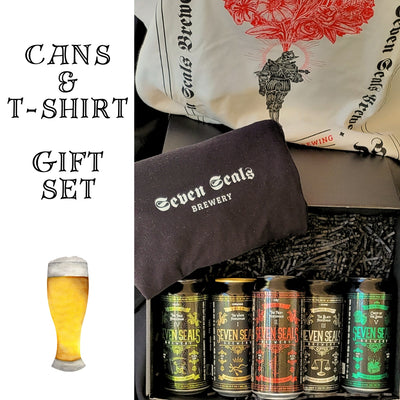 5 x 440ml Can Gift Set with T-Shirt
